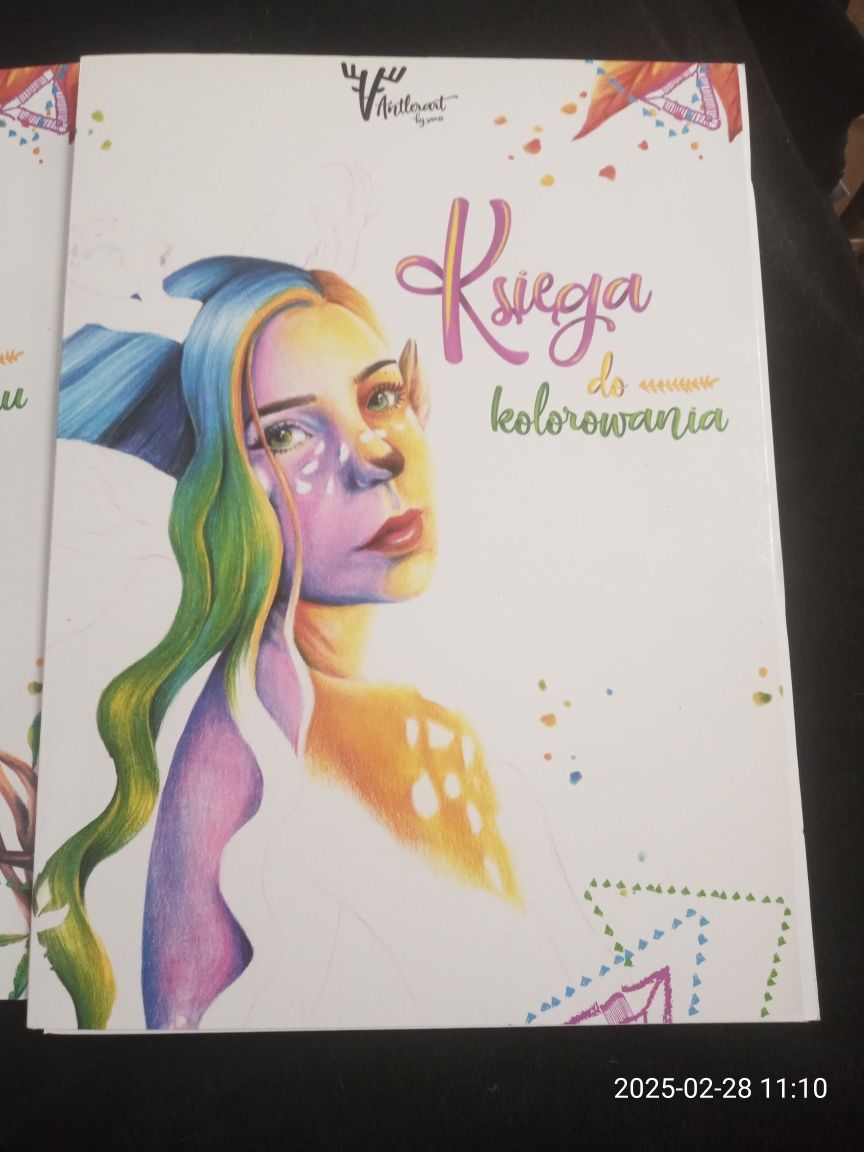 Podręcznik + ćwiczenia do nauki kolorowania kredkami Sami AntlerArt