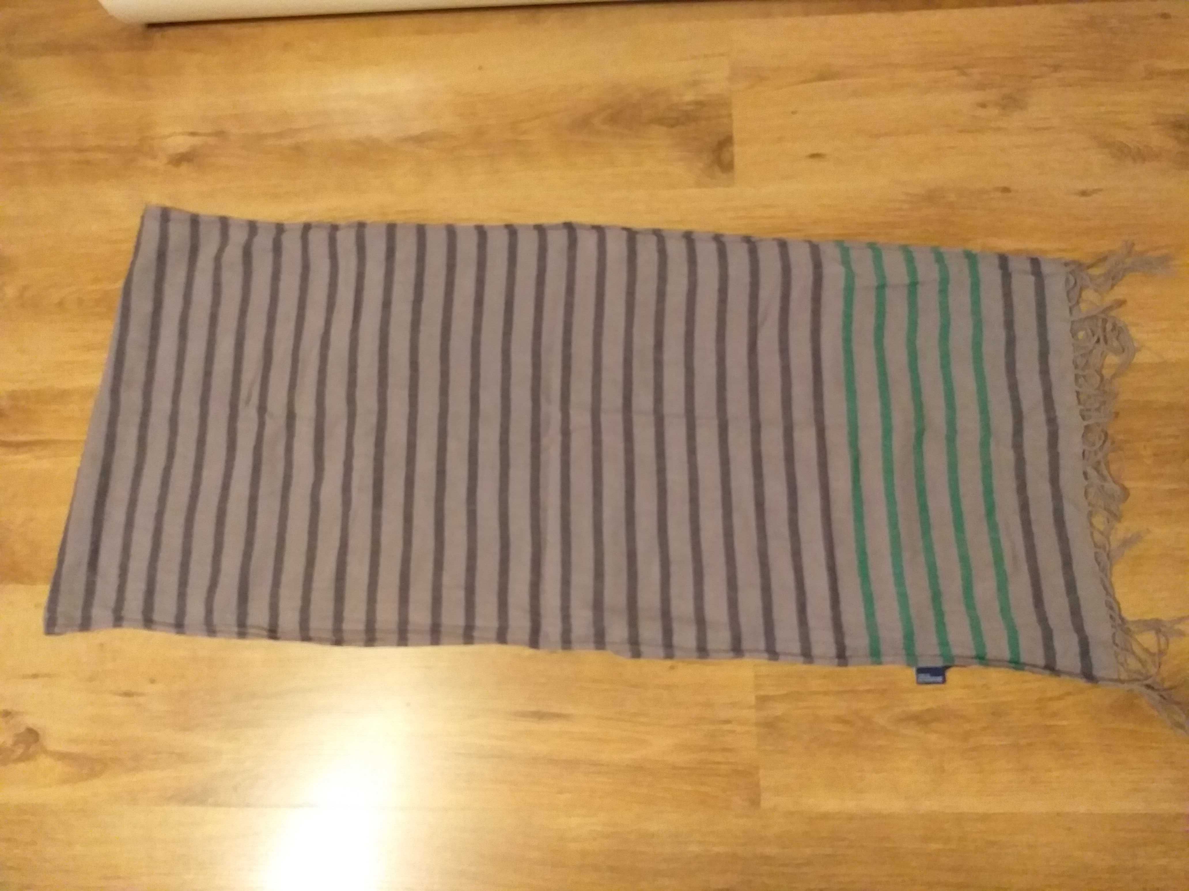 Apaszka / chusta H&M szara w paski
