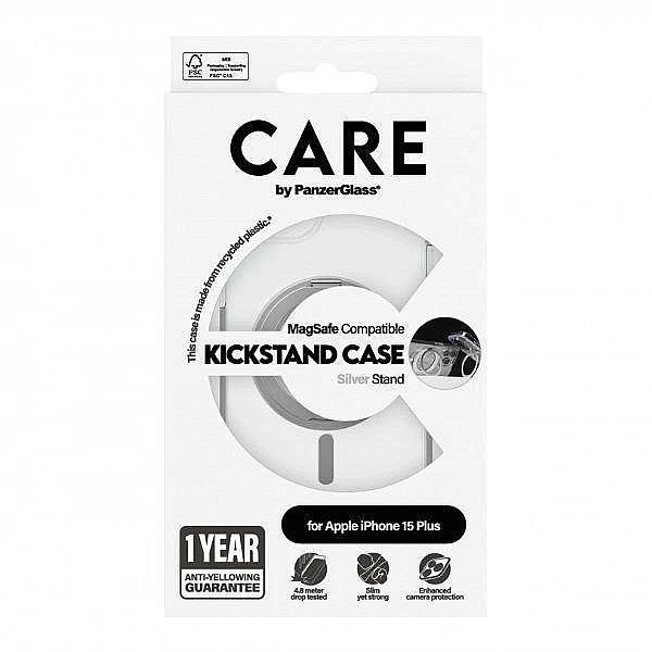Etui Care by PanzerGlass Kickstand Case MagSafe na iPhone 15 Plus - sr