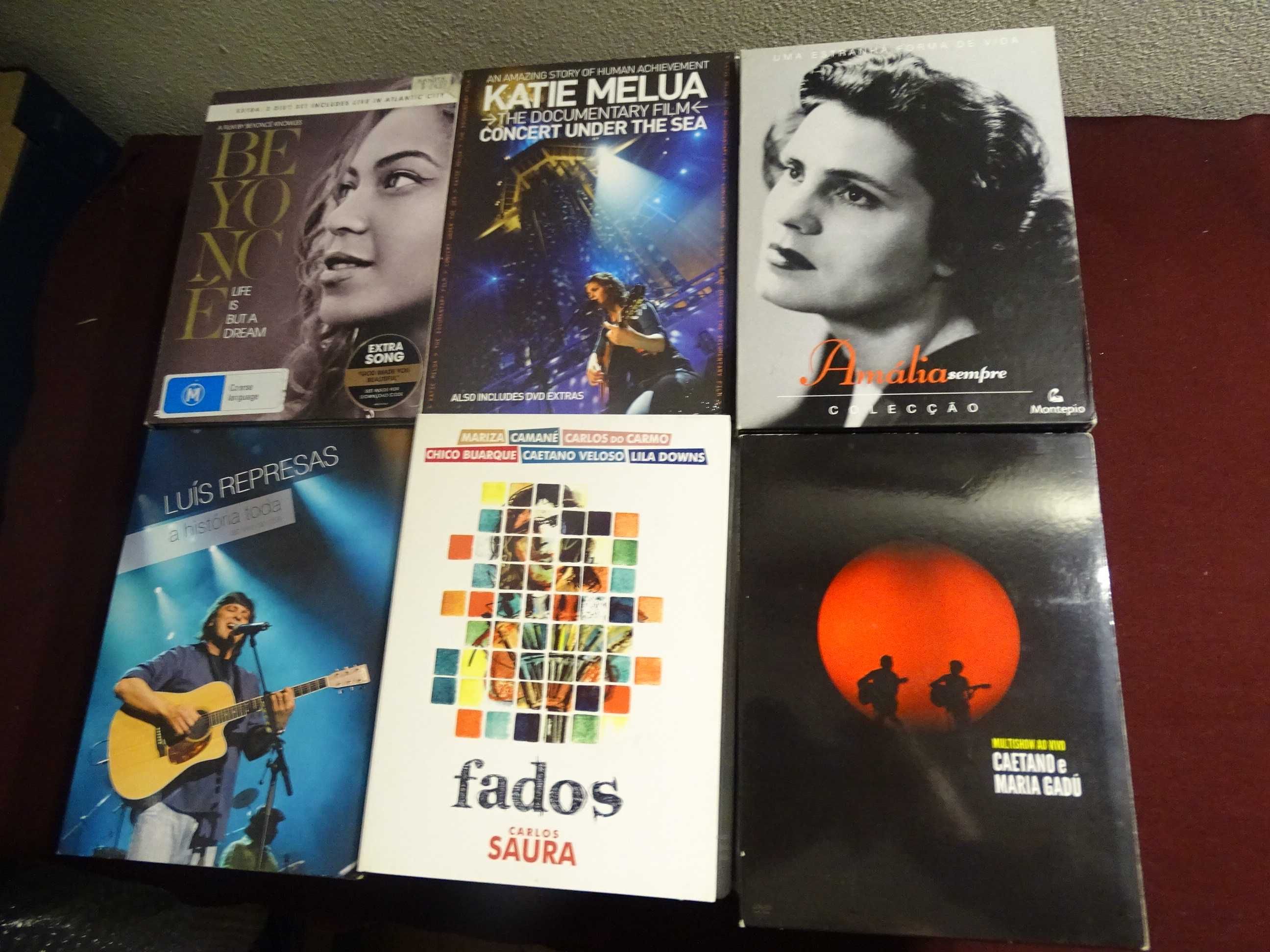 Lote de DVDs Musicais-5 euros cada DVD