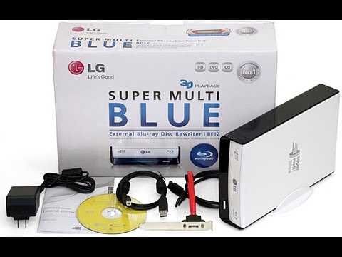 LG Super Multi External BluRay Re-Writer BE12