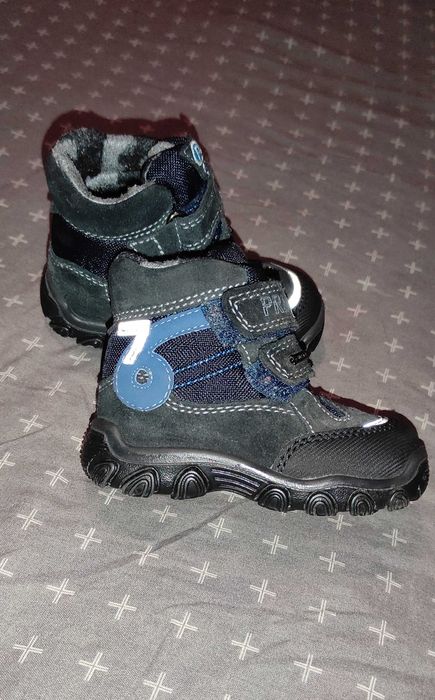 Ботинки Primigi термо оригинал, замш, мембрана термики сапожки