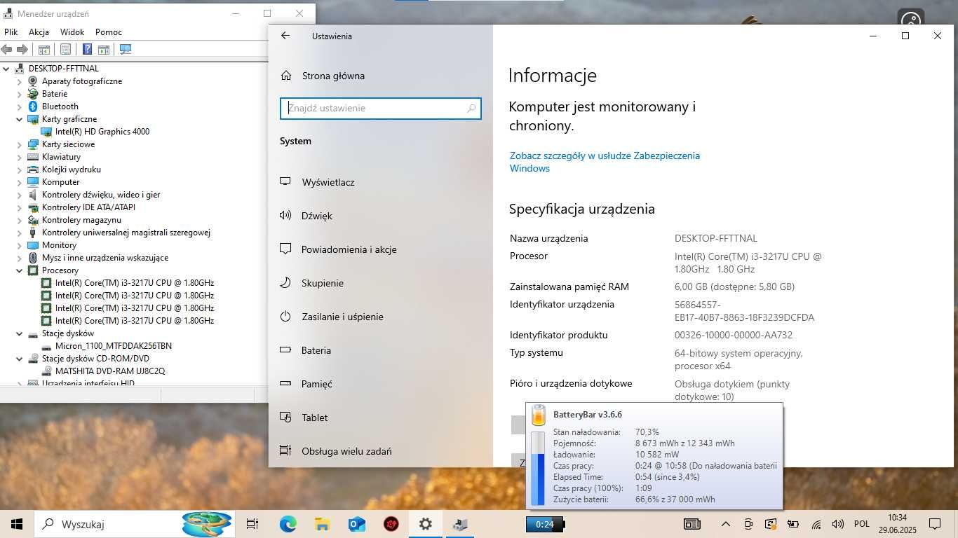 Acer V5-571P 15,6" DOTYK, i3/ SSD256GB/ 6GB RAM/ Intel HD Graphics