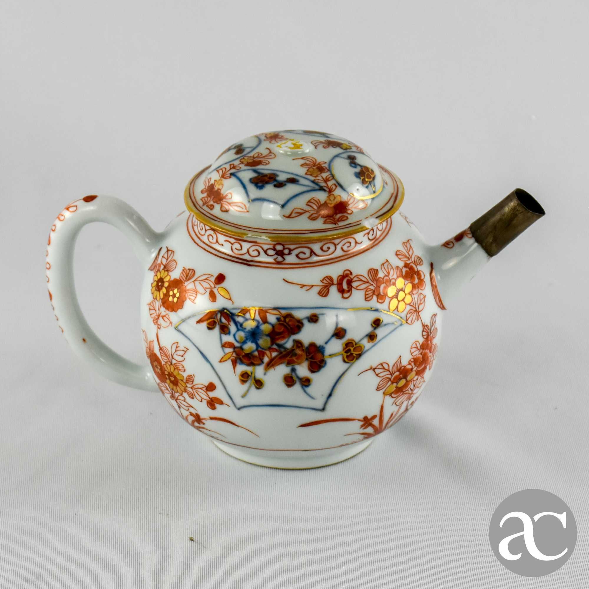 Bule Porcelana da China, decoração Imari, período Kangxi