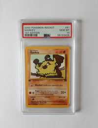 Pokemon Mankey 2000 Team Rocket 61/82 1st edition PSA 10 Gem Mint