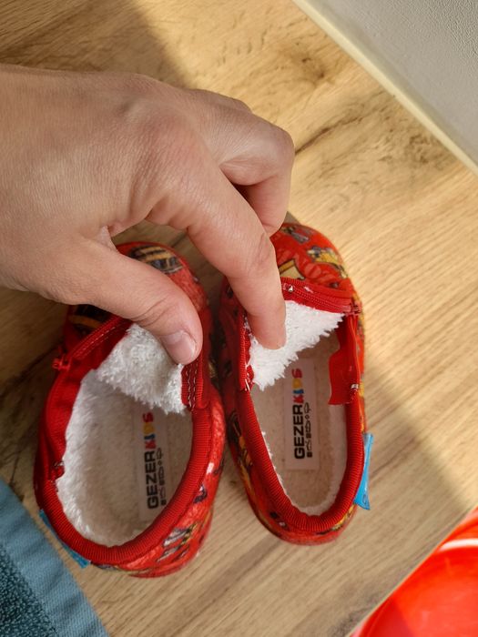 Нові дитячі утеплені текстильні черевички на блискавці, розмір 22