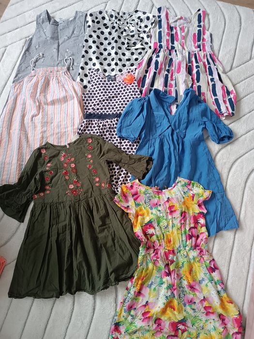 Paka ubrań dziewczynka 134/140