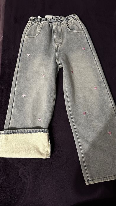 Джинси утеплені для дівчинки