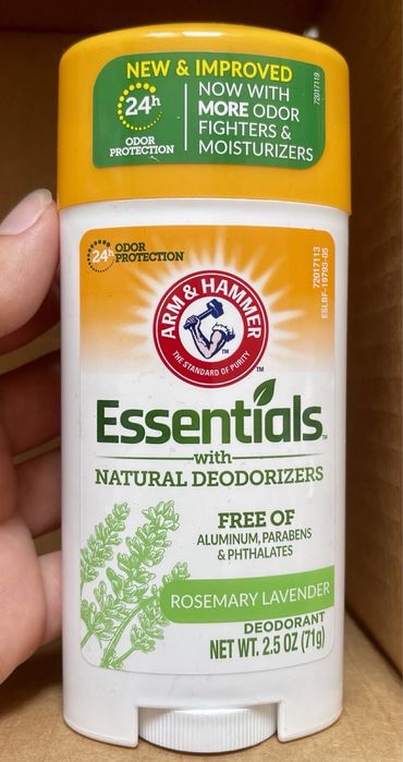 Натуральний дезодорант Essential deodorant розмарин лаванда, магній