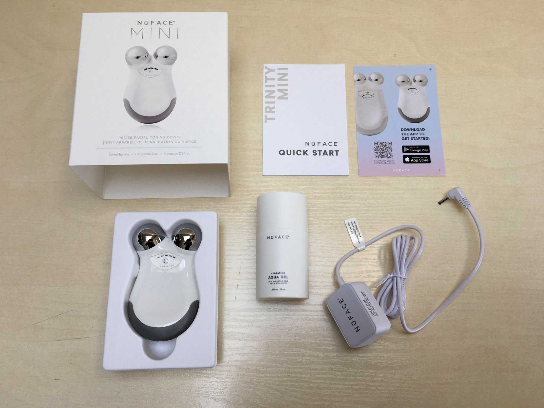 Новый NUFACE Mini Оригинал Facial Toning Device Микротоки лица