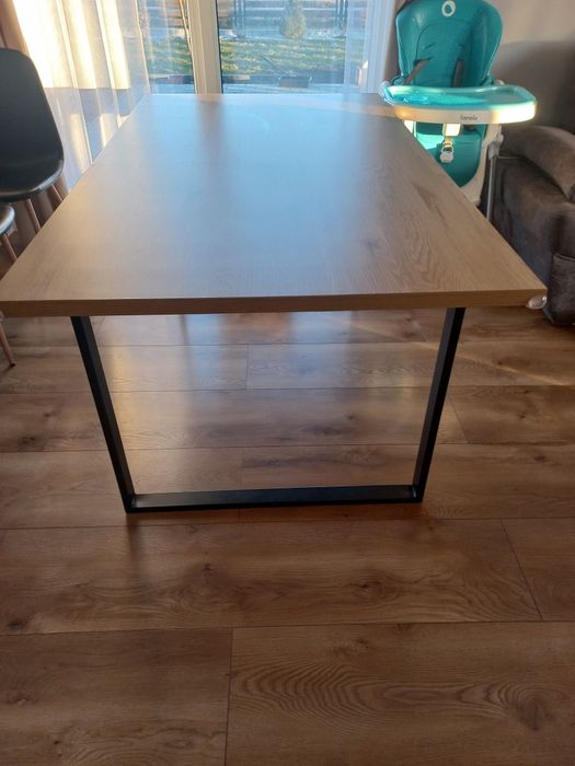 Stół do jadalni 160x90 nogi metalowe