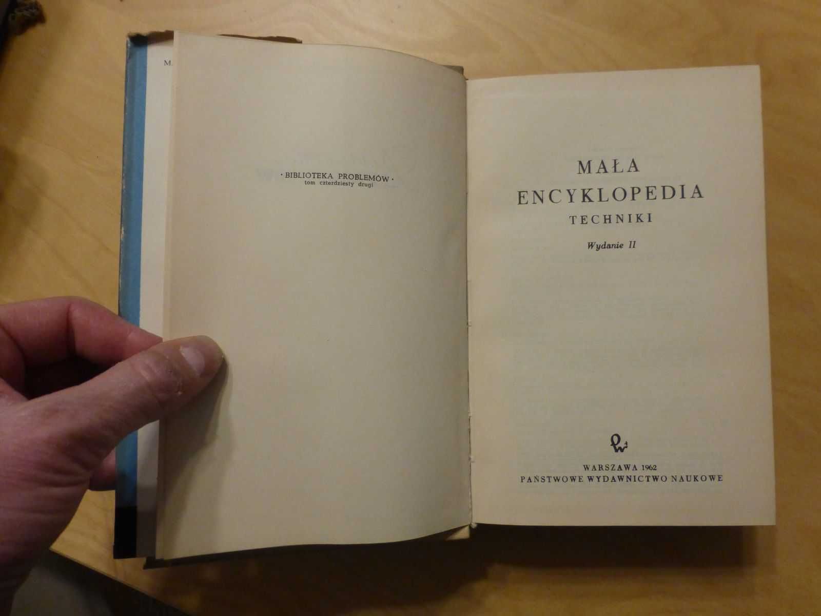 Mała encyklopedia techniki. PWN 1962 wydanie II