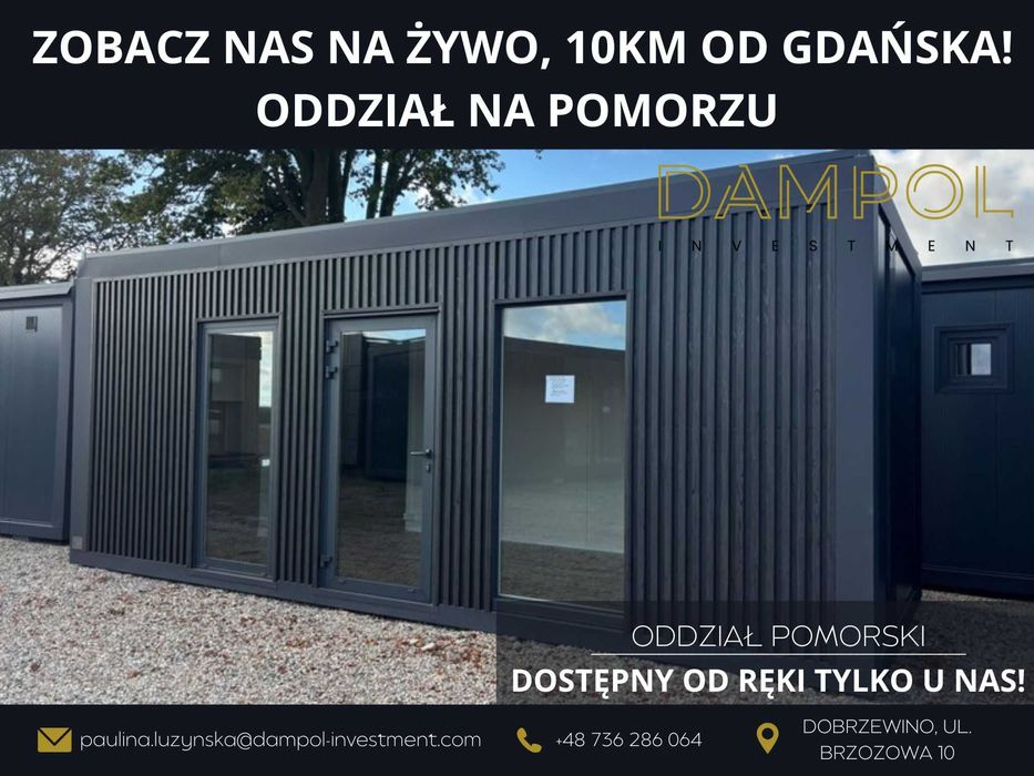 Pawilon/domek/mieszkalny/usługowy 7X3 / całoroczny 21m2/sklep/biuro