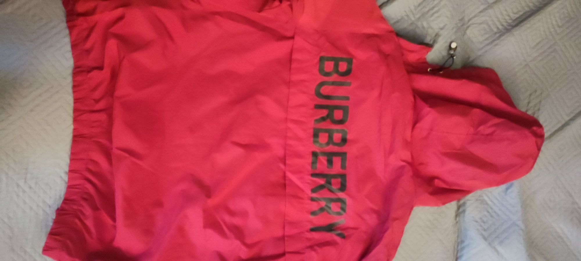 Burberry kurtka wiatrówka czerwona 2xl