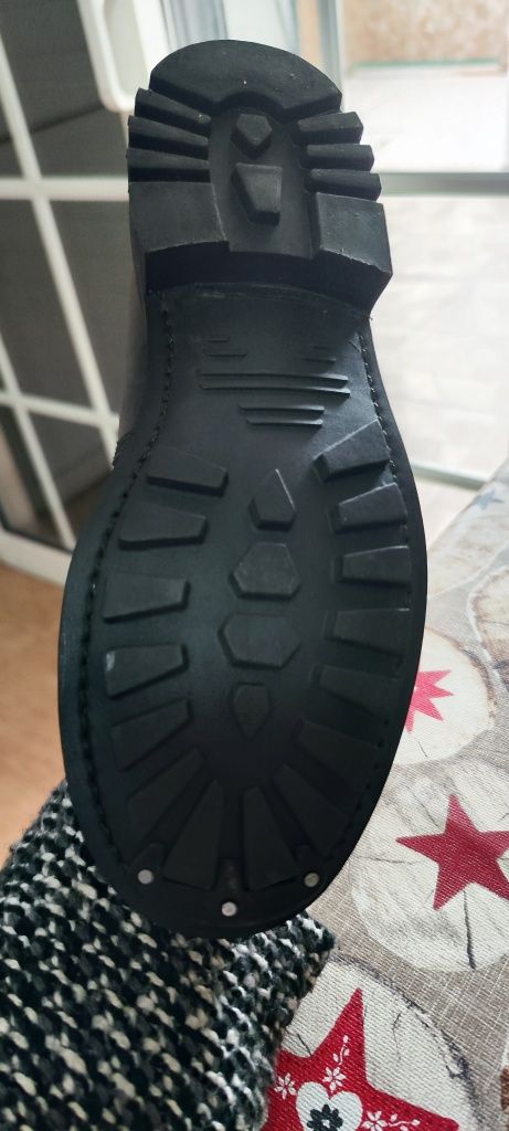 Botas pele tipo fuzileiro