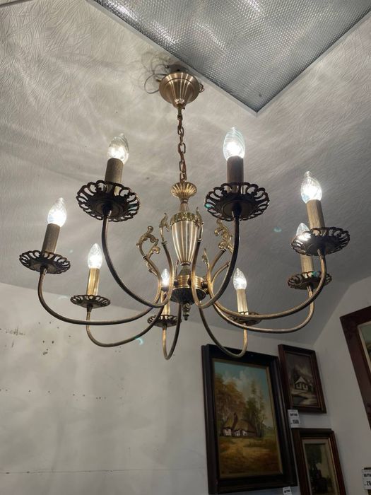 Люстра бронза 6654