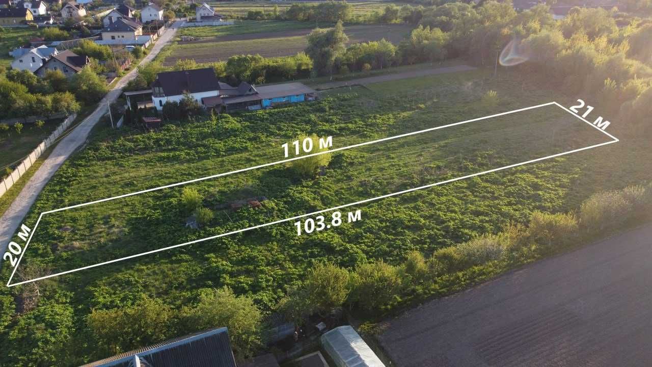 Продаж земельної ділянки під житлову забудову (Підлісся), пл. 21 сотих