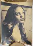 Plakat Angelina Jolie/Retro/Vintage
