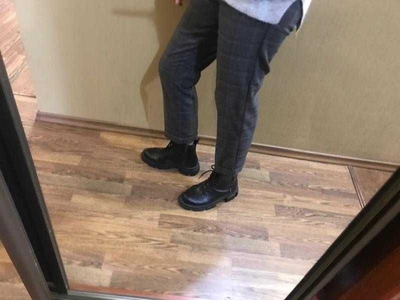 ботинки черные 38р
