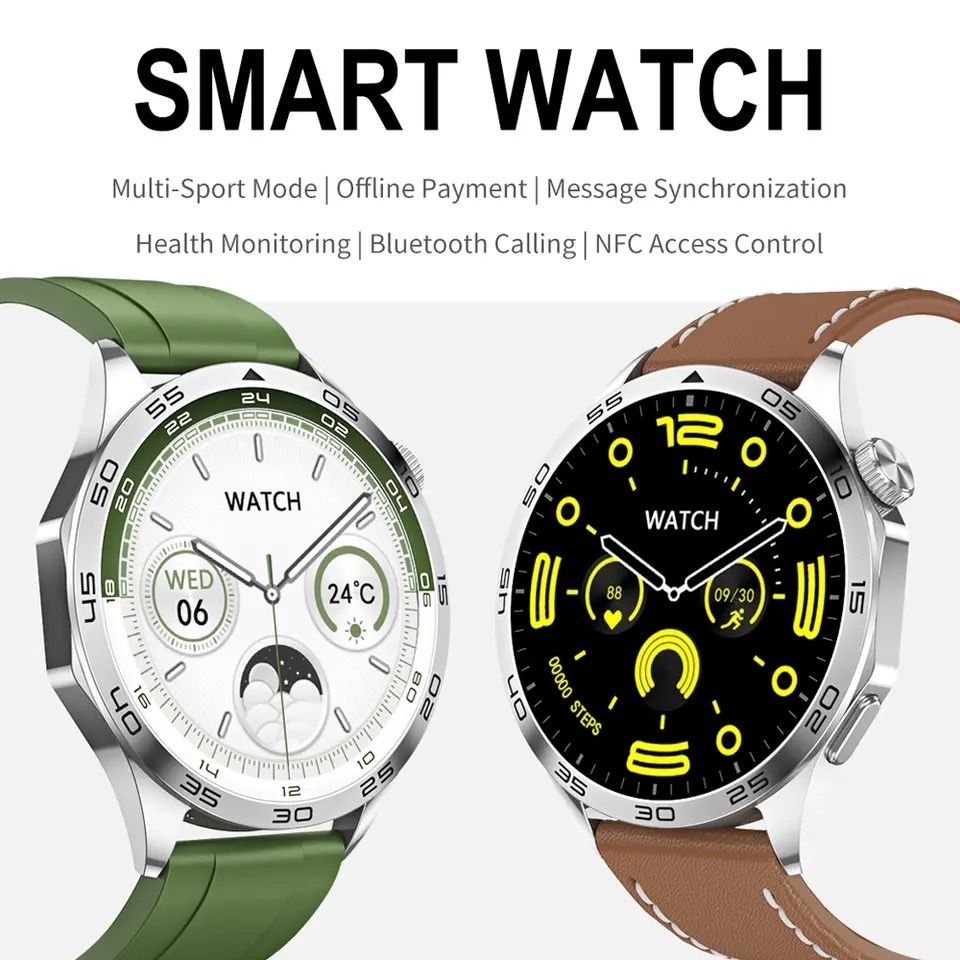 Amoled Smart Watch with two straps