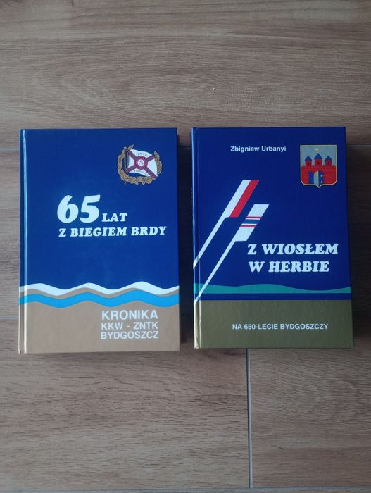 Zestaw książek związanych z Bydgoszczą