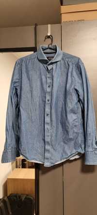 Koszula Bytom, jeans/denim, niebieska, r. 39/M, stan bdb