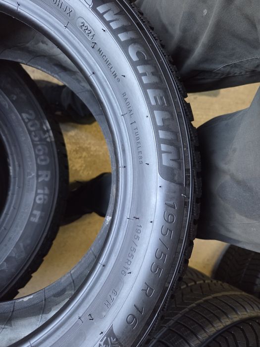 opona używana 195/55R16 Michelin Alpin 7