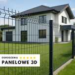 Ogrodzenie panelowe 153 cm + podmurówka | PRODUCENT