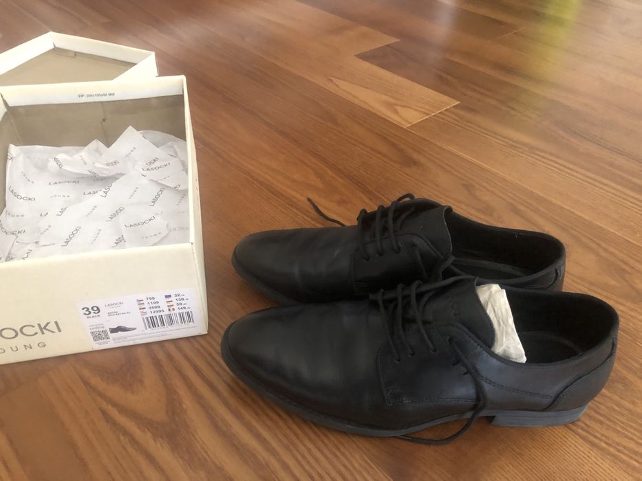 Eleganckie Buty dla chłopca komunia Lasocki rozmiar 39