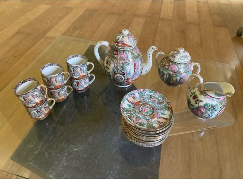 Serviço cafe porcelana chinesa
