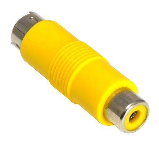 ATI 6140014200G 8-Pin S-VIDEO (M) TO RCA Composite (F) Video Adapter B