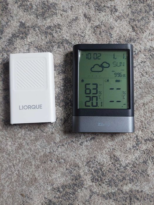 LIORQUE YGH6208 radiowa stacja pogodowa z czujnikiem zewnętrznym