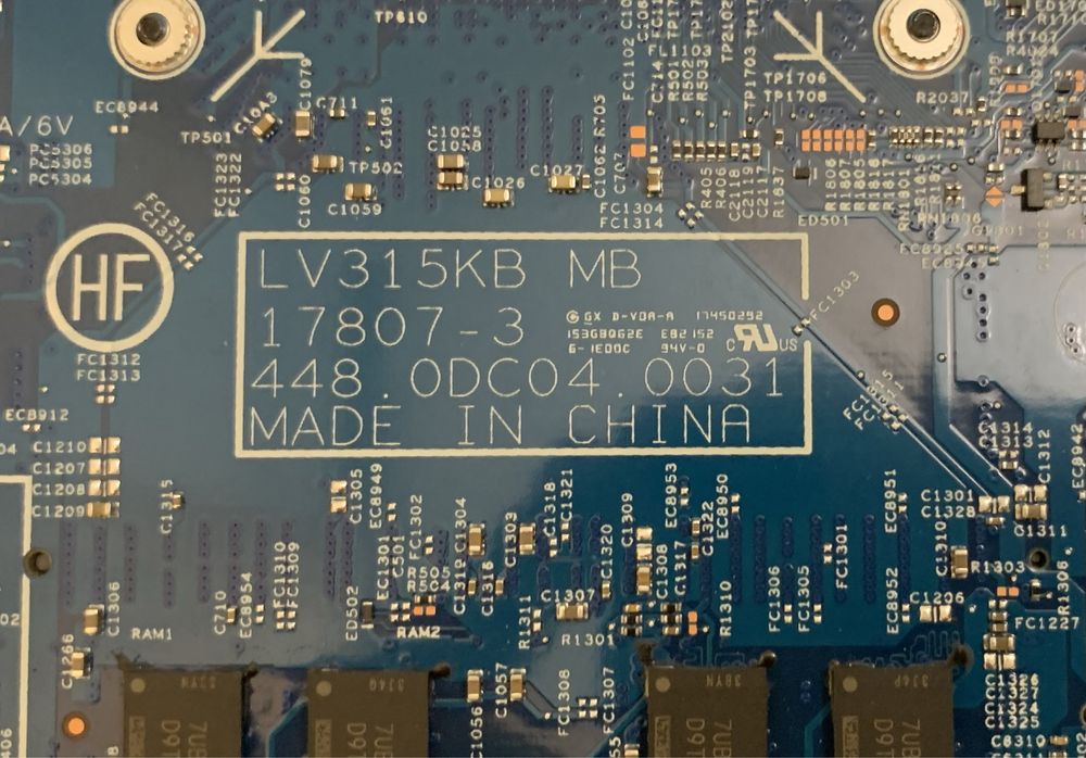 Плата для Lenovo V130-15 V330-15 Core I3 Робоча