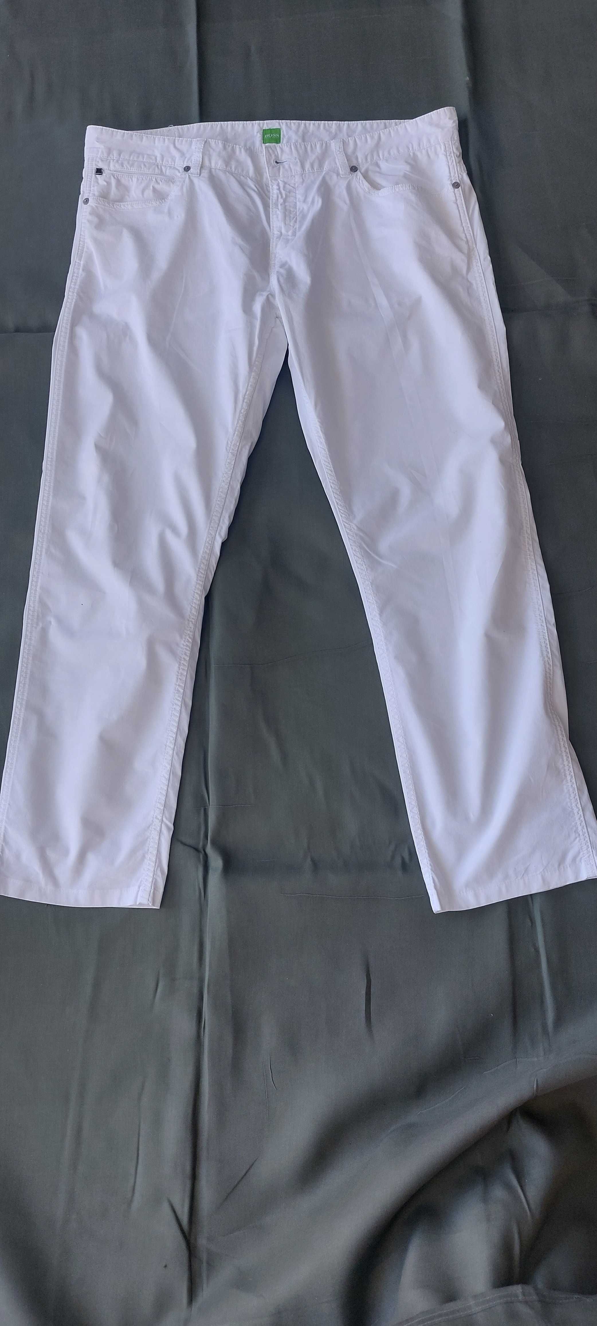 Spodnie Męskie HUGO BOSS BIAŁE 38/32