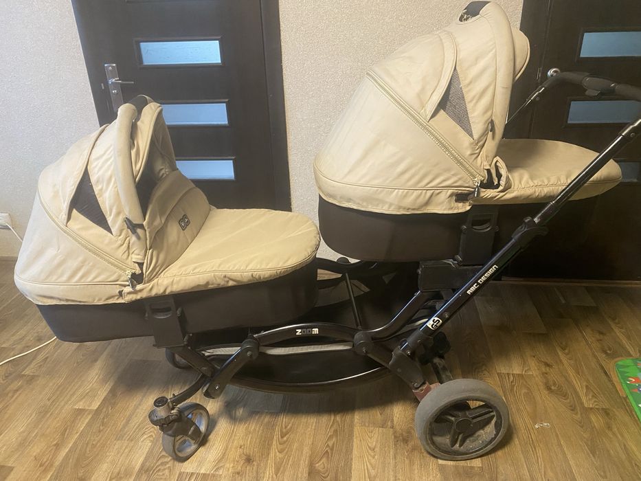 Коляска для двійні, для погодок