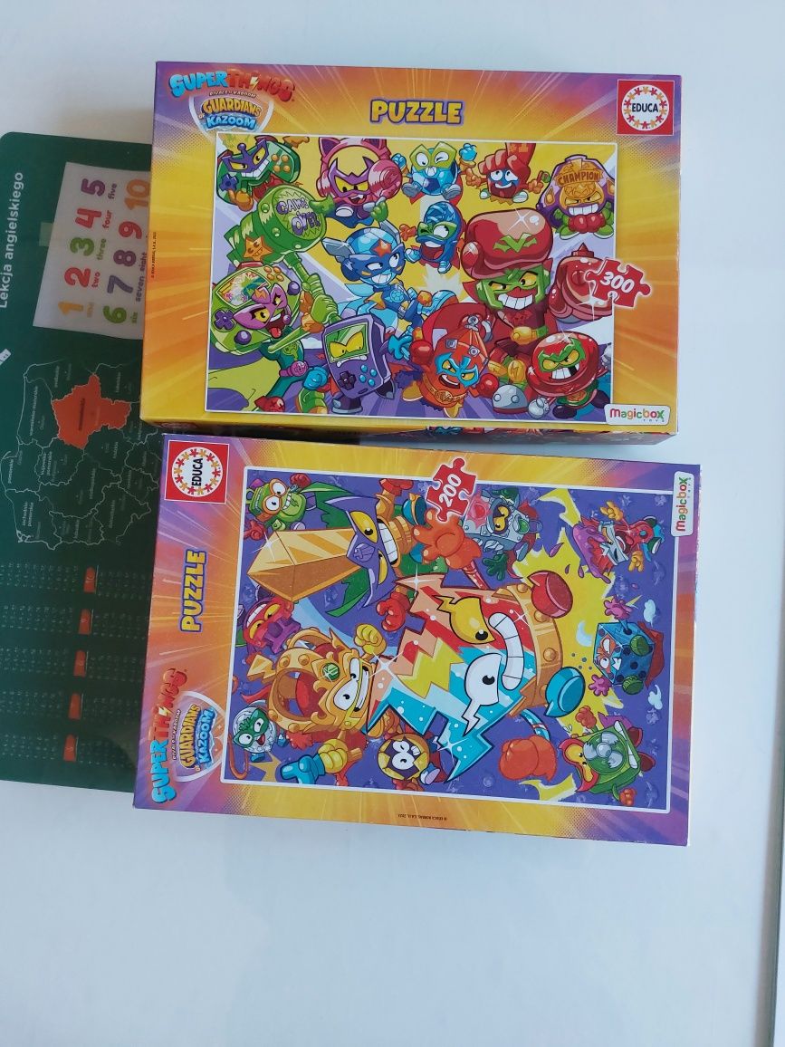 Super Things puzzle 200 i 300 elementów