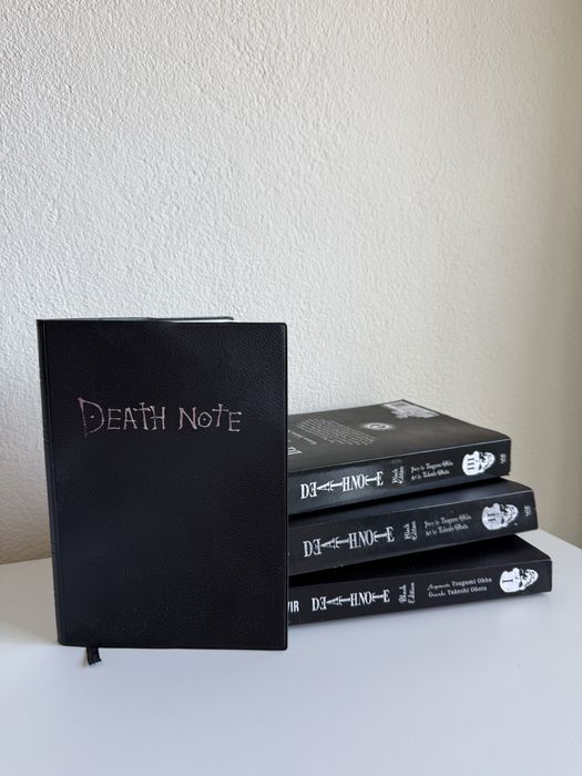 Death note livros e caderno