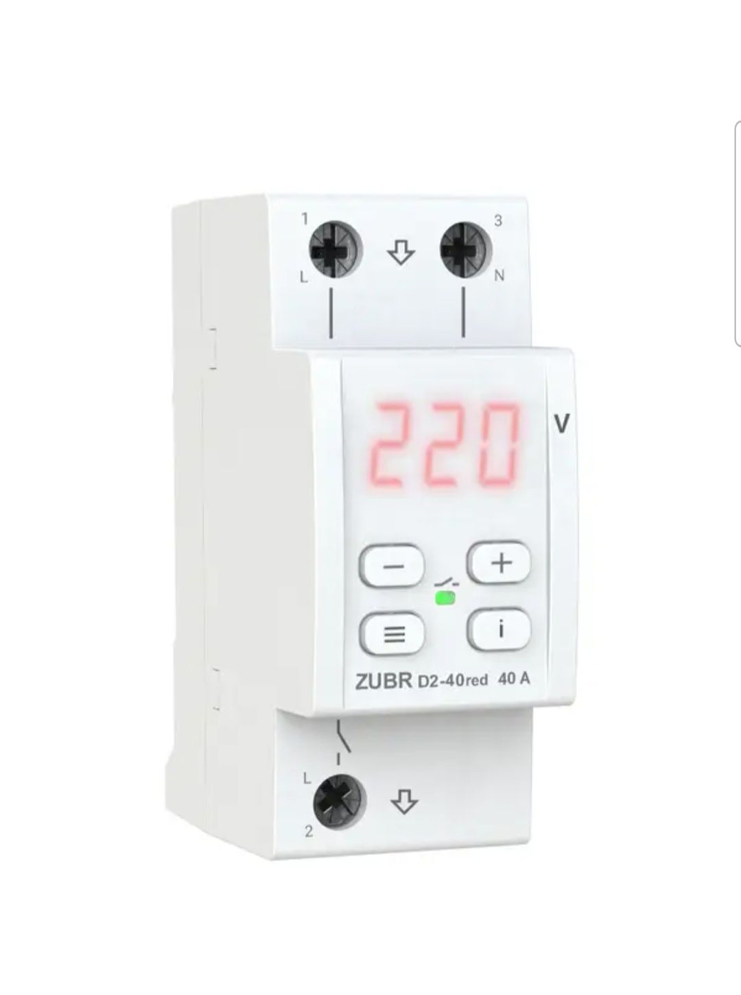 Реле напруги D2-40 red Zubr  Зубр д2 -40 ред
