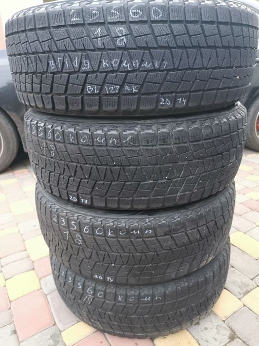 Bridgestone 235*60 р18 XL комплект зимової гуми