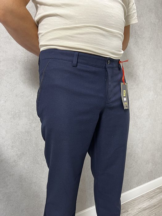 Брюки чоловічі, Нові штани чоловічі сині, нарядні штани