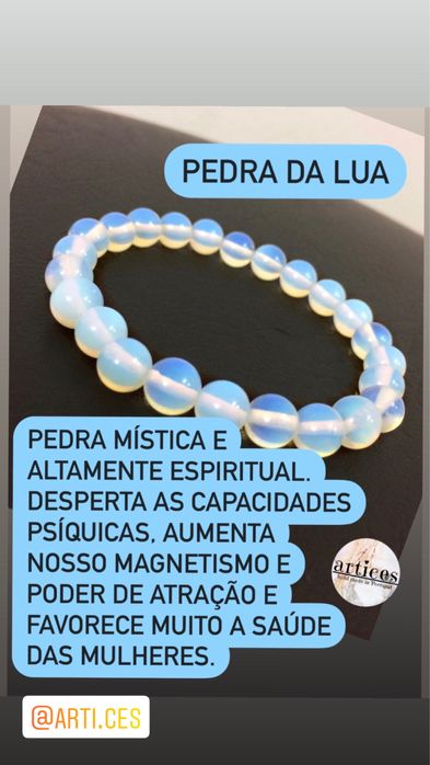 Pulseiras de pedras naturais