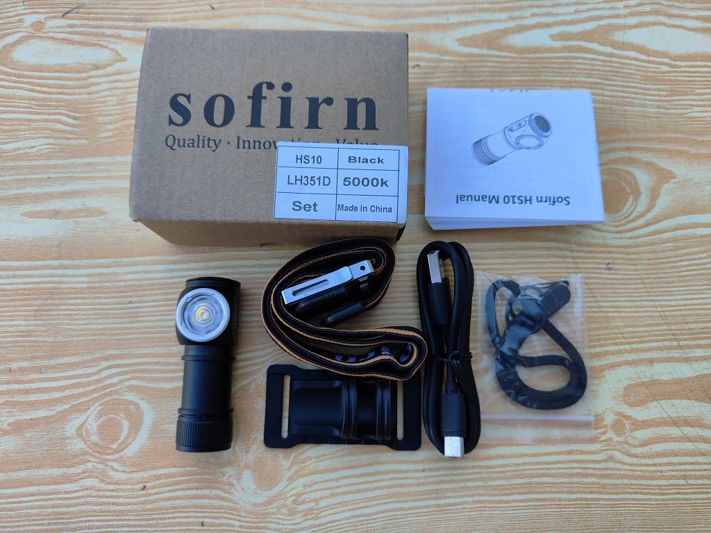 Акція!!! EDC налобний ліхтар Sofirn HS10 Wurkkos HD10