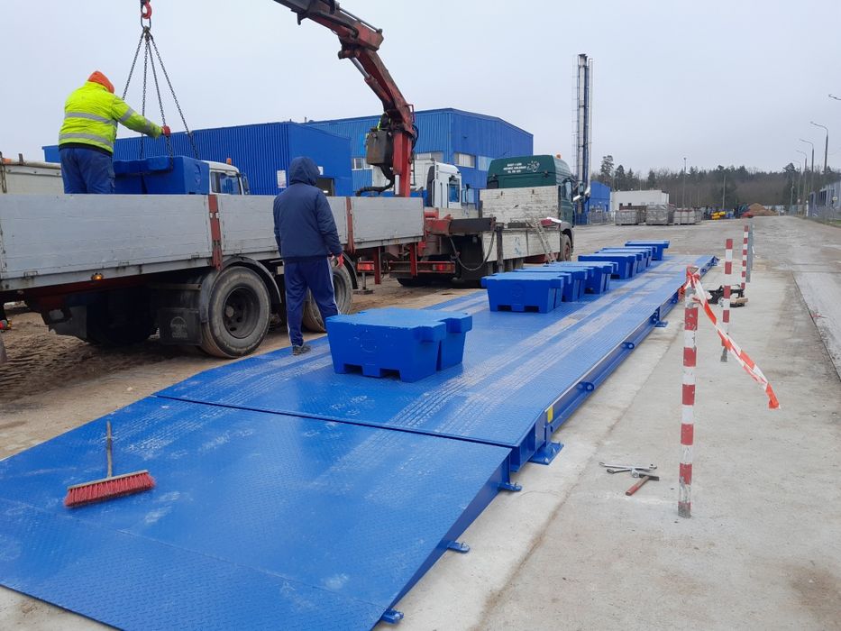 Waga samochodowa 18m 60t stalowa z najazdami
