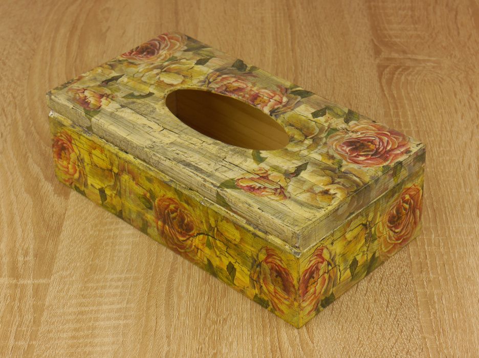 Chustecznik decoupage