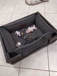 Диванчик лежак HARLEY & CHO для маленьких собак и кошек + ящик
