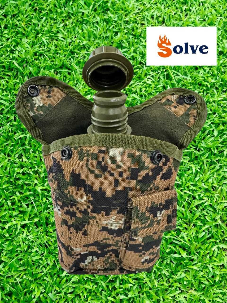 Фляга Solve NATO армейская  с чехлом 1 литр  Multicam KT6003906 тактич