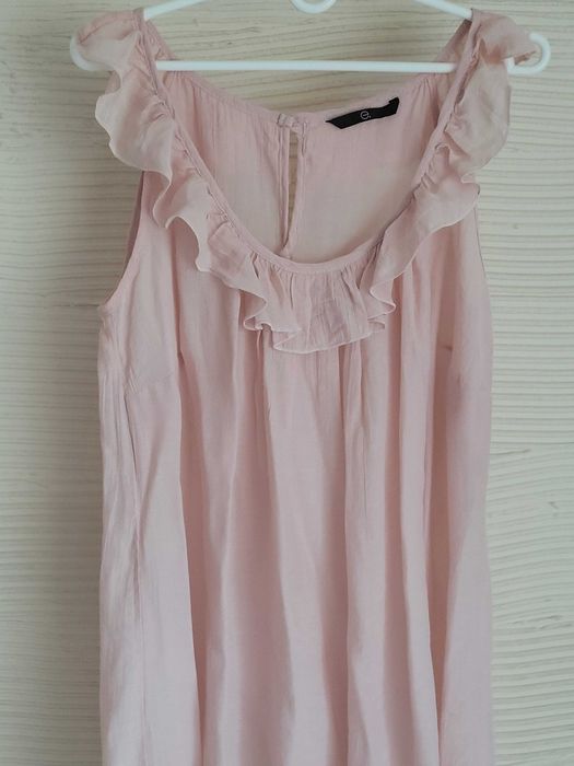 Tunika ciążowa pudrowa