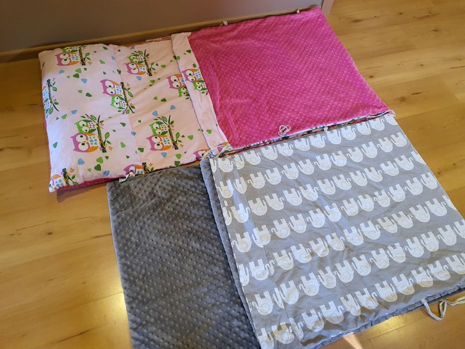 Śpiwór dziecięcy Handmade Sowy i Słonie