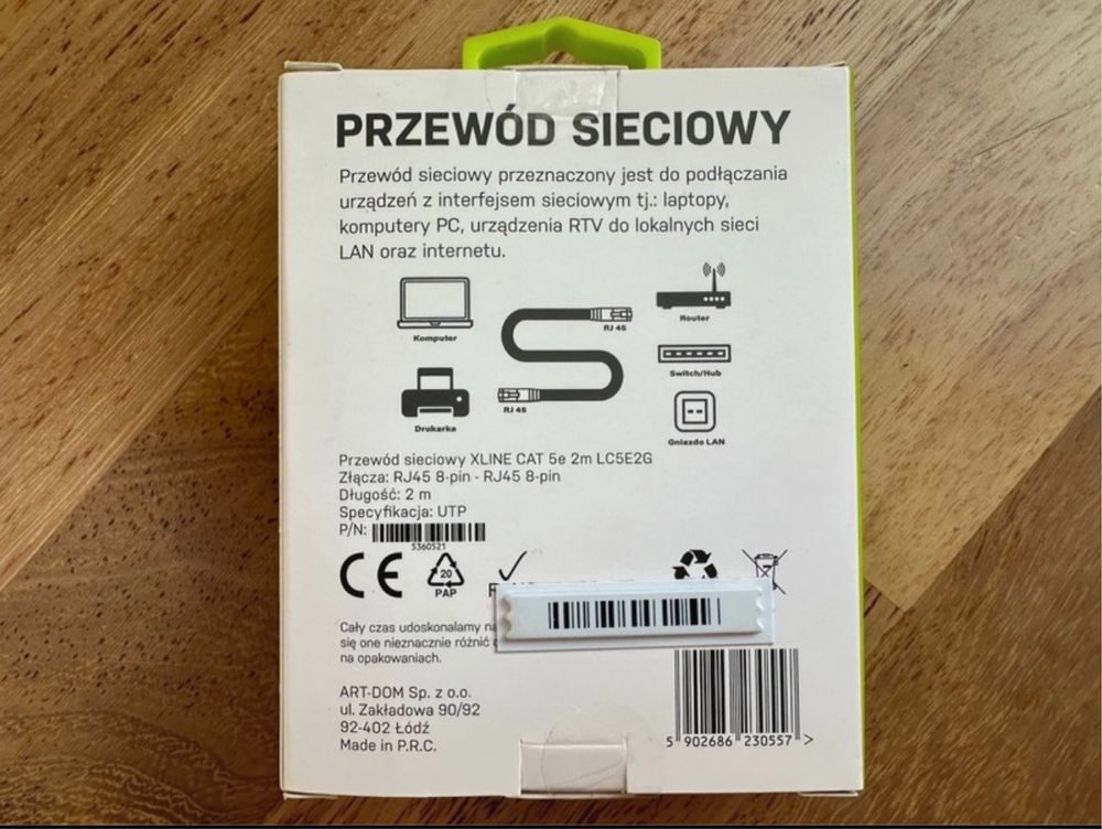Przewód sieciowy