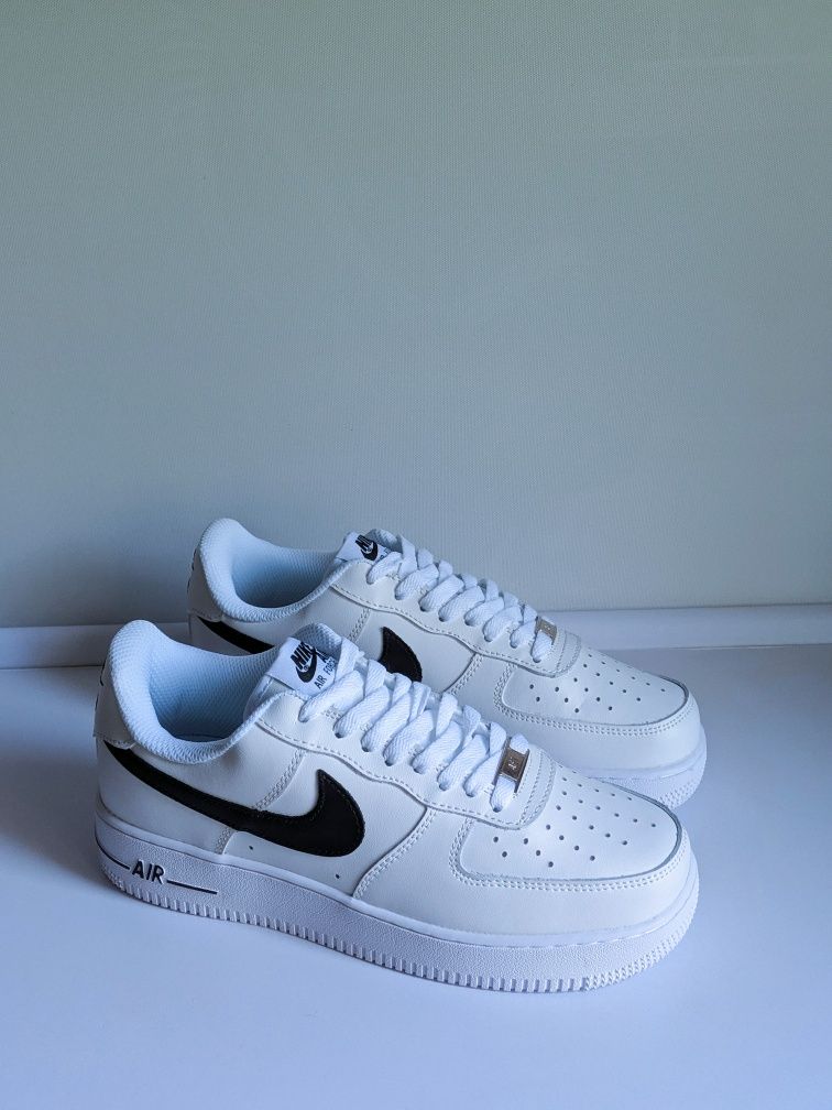 Женские кроссовки Nike Air Force 1 White Black | Размеры 36-41